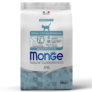 Monge Cat Monorotein сухой корм для котят с форелью